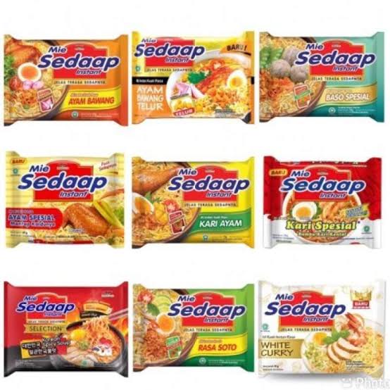 Sedaap Mie All Varian 
